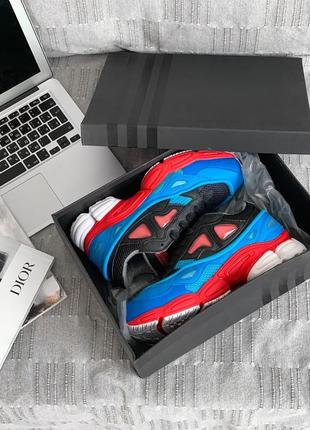 Adidas x raf simons ozweego 2 (black-blue-red)  адидас 🆕 купить наложенный платёж2 фото