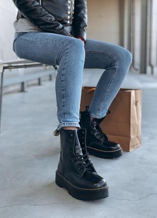 Dr. martens jadon black 🆕 зимние ботинки мартинс 🆕 купить наложенный платёж