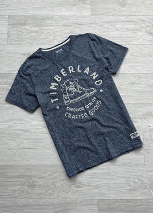 Шикарна футболка timberland kennebvec river boot graphic logo t-shirt blue2 фото