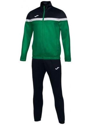 Чоловічий спортивний костюм joma danubio tracksuit чорний зелений 2xl (102746.451)1 фото