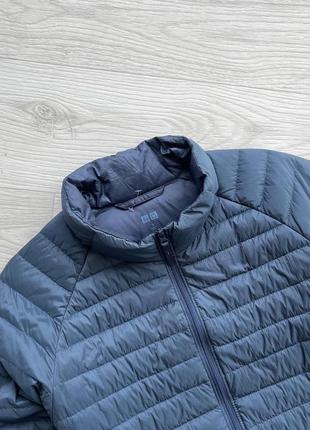 Микро пуховик uniqlo ultra light down jacket blue3 фото