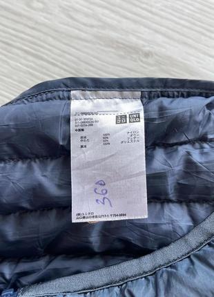 Микро пуховик uniqlo ultra light down jacket blue7 фото