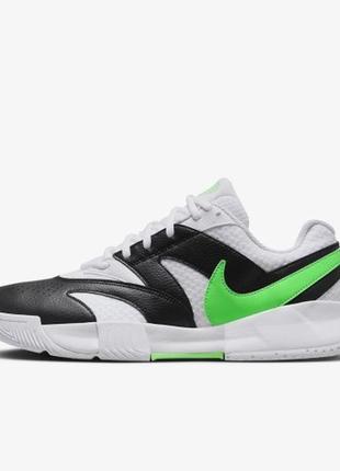 Чоловічі кросівки для тенісу nike court lite 4 білий чорний 45.5 (fd6574-105 45.5)