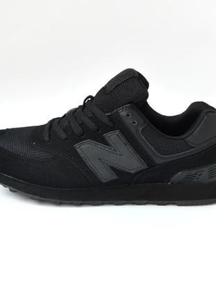 Женские черные топовые кроссовки new balance замша, весенние-осенние, демисезонные, замшевые, весна-осень