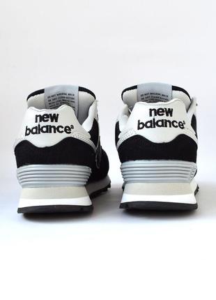 Стильные женские черно-серые замшевые кроссовки new balance весна-осень,натуральная замша, демисезон5 фото