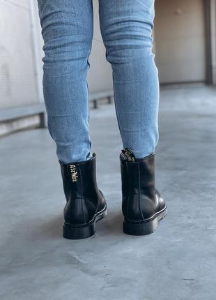 Dr. martens1460 mono black 🆕 зимові черевики мартінс 🆕 купити накладений платіж5 фото