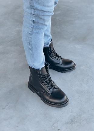 Dr. martens1460 mono black 🆕 зимові черевики мартінс 🆕 купити накладений платіж