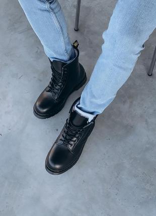 Dr. martens1460 mono black 🆕 зимові черевики мартінс 🆕 купити накладений платіж2 фото