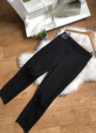 Новые черные базовые брюки брюки брюки2 фото