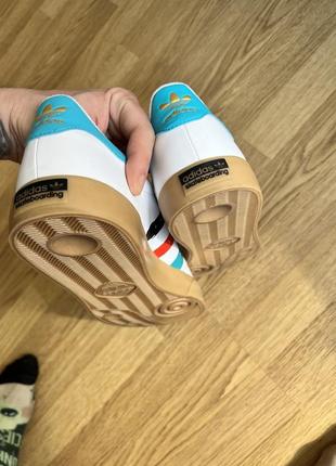 Кроссовки кожа натуральная adidas skateboarding оригинал новые 46 30 см3 фото