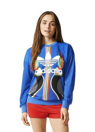 Adidas женский свитшот кофта оригинал (uk12 - m)