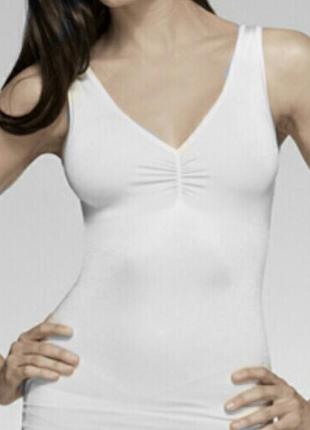 Майка стягуюча безшовна коригуюча дихаюча білизна hema утяжка