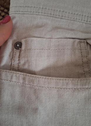 Льняні штани великого розміру