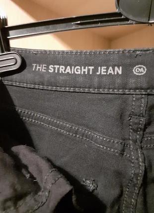 Базові стрейчеві джинси чорні4 фото