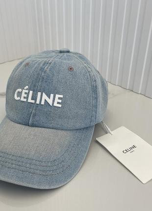 Кепка джинсова celine селін селин