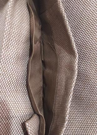 Т2. шерстяной шелковый итальянский коричневый твид мужской пиджак блейзер шерсть шелк шёлк шёлковый8 фото