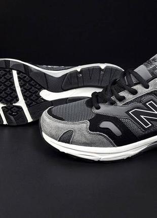 Чоловічі чорно-сірі легкі спортивні кросівки new balance з сіткою замшеві,весняні,літні,осінні,демі5 фото