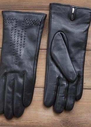 Кожаные женские перчатки 948(2,3) сенсорнные.2 фото