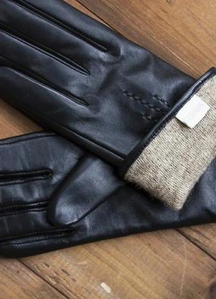 Кожаные женские перчатки 948(2,3) сенсорнные.3 фото