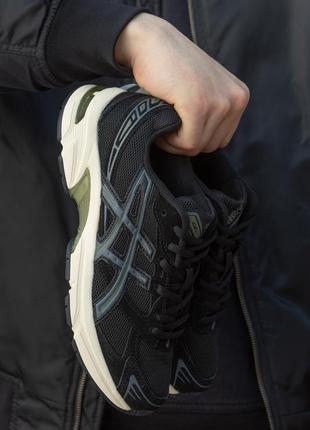 Мужские кроссовки asics gel-1130 black ассикс черного цвета