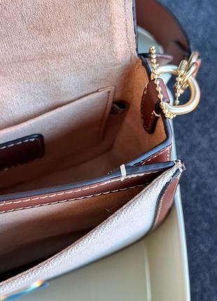 Сумка кросс боді premium 1:1 coach morgan saddle bag2 фото