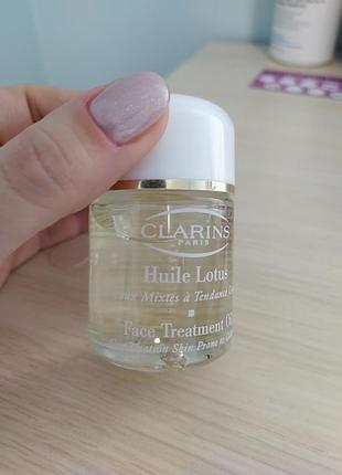 Clarins lotus face treatment oil