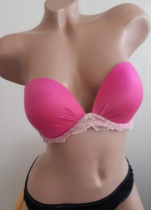 Бюстгальтер без бретелей,  размер 70d/с, victoria's secret.