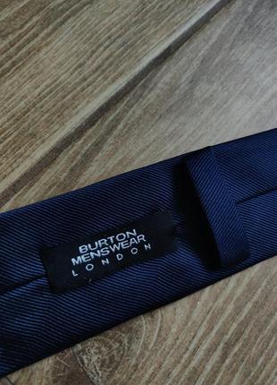 Краватка темно-синя, ідеальний стан нової, довжина 145 см4 фото