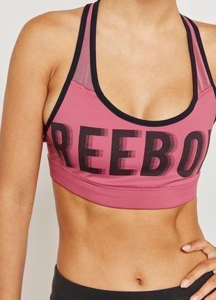 Классный спортивный топ бра reebok оригинал