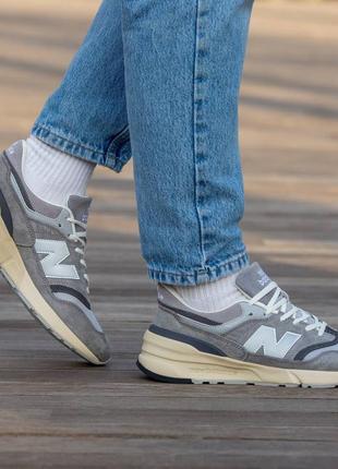 Кроссовки new balance 997 grey (nb)4 фото