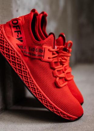 Стильні чоловічі кросівки south silence red 🔥
