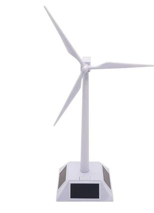 Модель ветряного генератора sv тип 1 на солнечных панелях, настольный белый (sv3021)