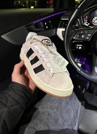 Жіночі кросівки ZX8000 adidas campus beige black адідас кампус бежевого з чорним кольорів3 фото