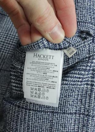 Спортивний люкс блейзер hackett mayfair cotton blend sport coat blazer jacket9 фото