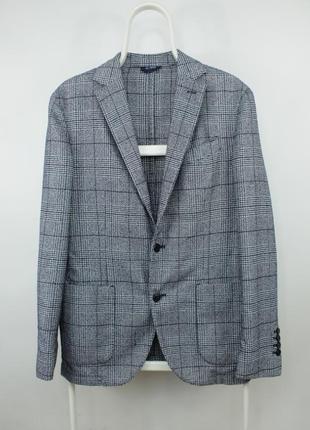 Спортивный люкс блейзер hackett mayfair cotton blend sport coat blazer jacket1 фото