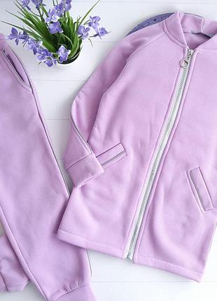 Теплый костюм на девочку