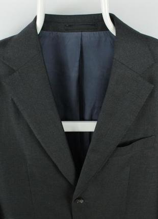 Стильний класичний блейзер suitsupply napoli gray pure wool slim fit suit blazer jacket2 фото