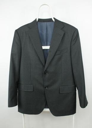 Стильний класичний блейзер suitsupply napoli gray pure wool slim fit suit blazer jacket