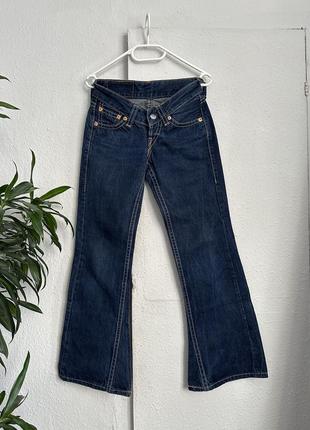 Широкі джинси bootcut vintage levis low rice1 фото