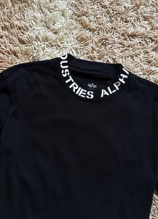 Футболка alpha industries, с крайних коллекций бренда, оригинал2 фото