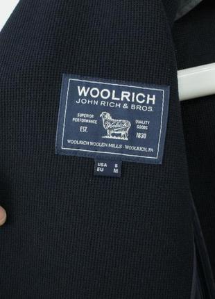 Брендовий спортивний блейзер woolrich navy cotton blend slim fit sport coat blazer jacket8 фото