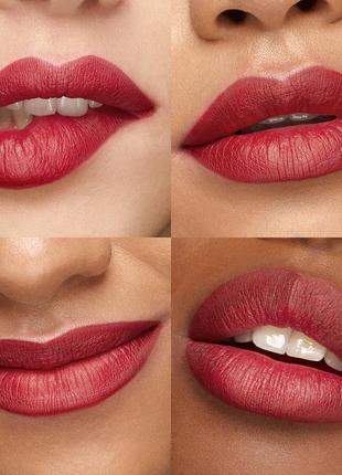 Устойчивая кремовая помада kiko milano new unlimited stylo 17 cherri red2 фото