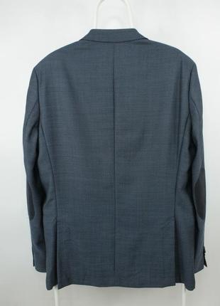 Оригинальный блейзер пиджак hugo boss jestor3 regular fit#ured navy wool5 фото