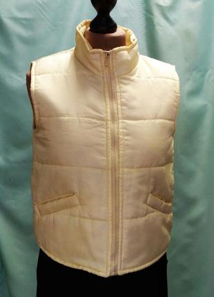 Безрукавка жіноча світло-жовта fluid