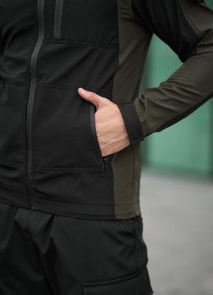 Мужская весенняя ветровка из плащёвки softshell9 фото