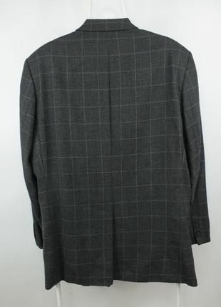 Стильный винтажный пиджак блейзер yves saint laurent pour homme gray 97ed flannel wool5 фото