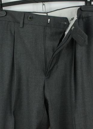 Классический люкс костюм raffaele caruso loro piana fabric gray wool formal suit8 фото
