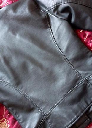 Женская куртка из эко кожи5 фото
