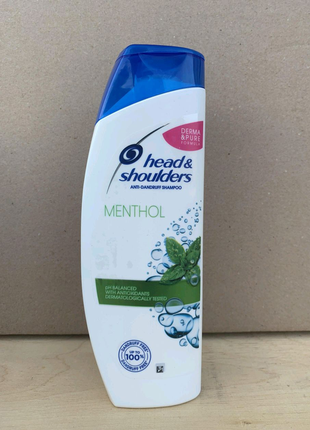 Шампунь head & shoulders ментол, 400 ml.