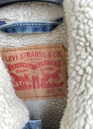 Джинсовий піджак levis, джинсовка левіс,6 фото